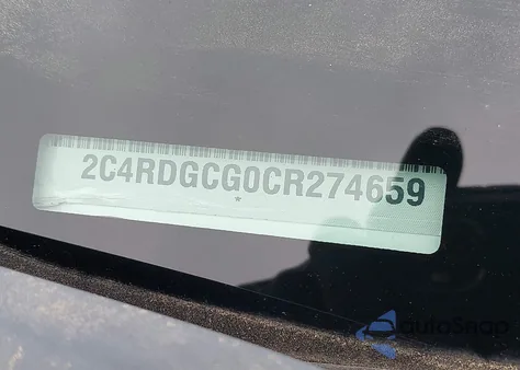 2012 Dodge Grand Caravan Sxt from USA, damaged, VIN 2C4RDGCG0CR274659
